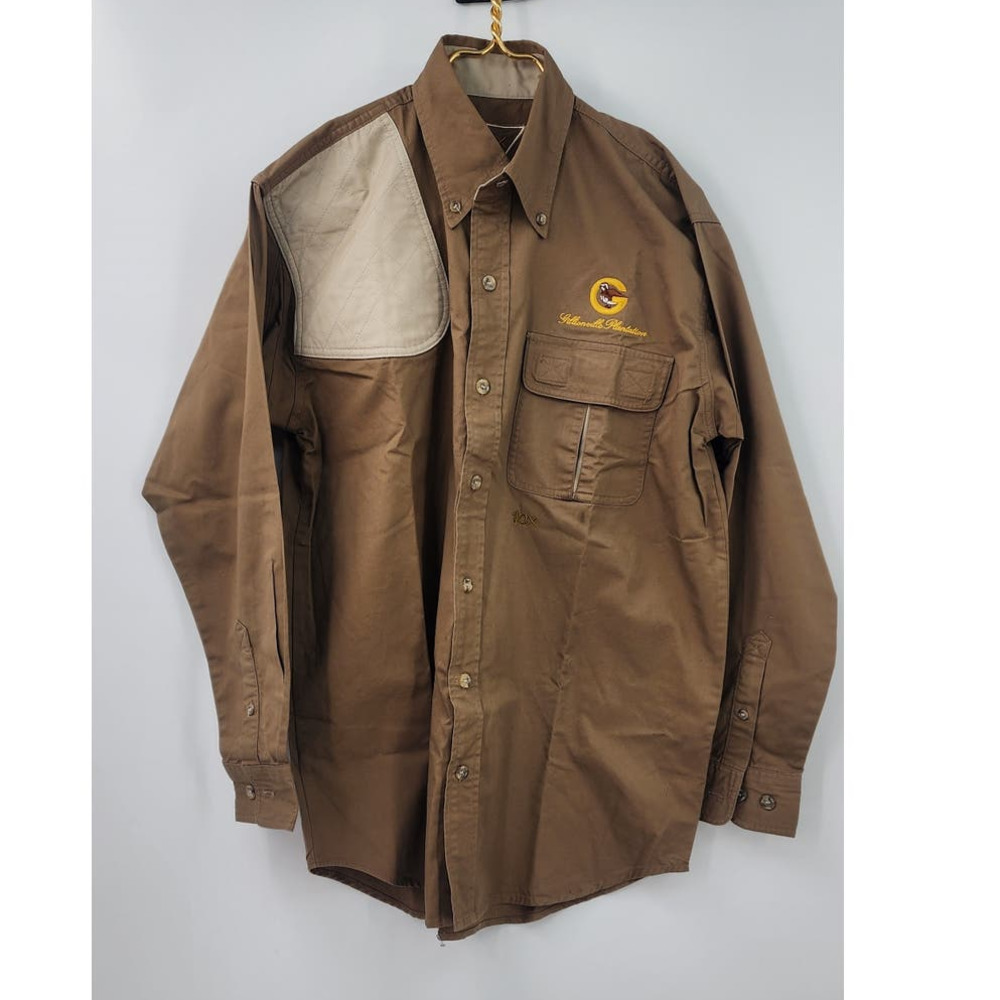 Mens 10X Shooting Shirts‎ Gillionville Plantation Logo Branded Size Medium